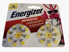 Energizer Size 10 AZ10DP-16 16 Zinc Air Expires Hearing Aid Batteries 4/26/25