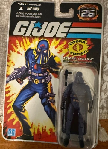 2007 Hasbro GI Joe 25 Anniversary Enemy Leader Hooded Cobra Commander Foil Card