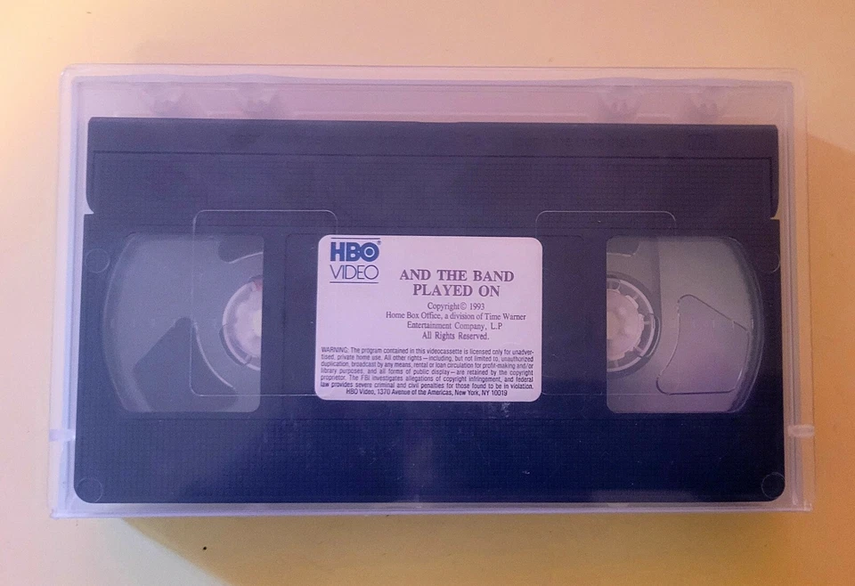 And The Band Played On VHS 1993 Drama Matthew Modine Full Screen Free Shipping - Image 2 of 2