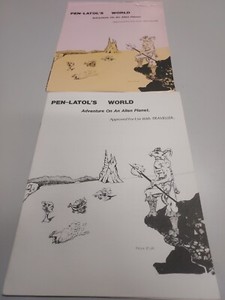 Pen-Latol's World RPG for Traveller by Group One - Rare - Missing Map Insert