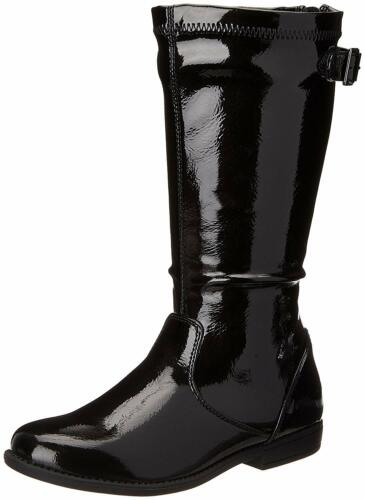 Boots Girls Black Patent Heart Treat Kenneth Cole NEW Little Girls Size 9 - Picture 2 of 6