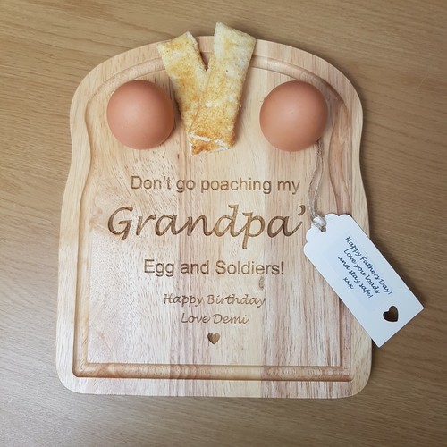 Personalised Egg-ceptional Dippy Egg Cup Breakfast Board, Funny Gift for him/her - Picture 32 of 44