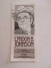 Texas Parks and Wildlife Lyndon B Johnson State Historical Park Brochure 1987 TX