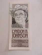 Texas Parks and Wildlife Lyndon B Johnson State Historical Park Brochure 1987 TX
