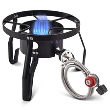 Portable 55,000BTU. Propane Burner Gas Stove For Outdoor Cook Camping Stove