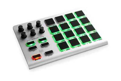 Xjam Professional MIDI Pad Controller - Ultra-Portable Aluminum