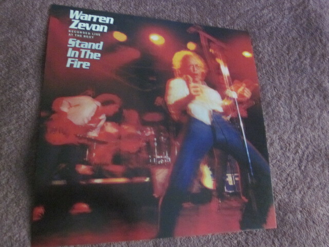 Warren Zevon 1980 Stand In The Fire Promo 12x12 Cover Flat Poster The Roxy
