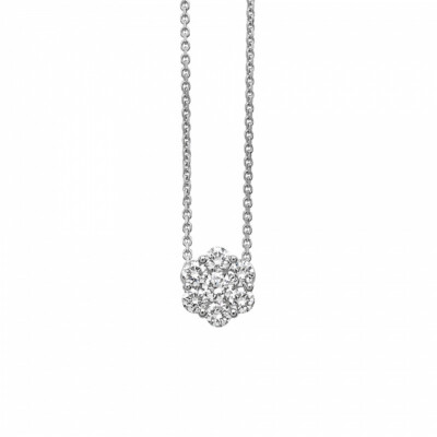 Giorgio Visconti Girocollo Pavé aus natürlichen Diamanten Halskette Anhänger Anhänger