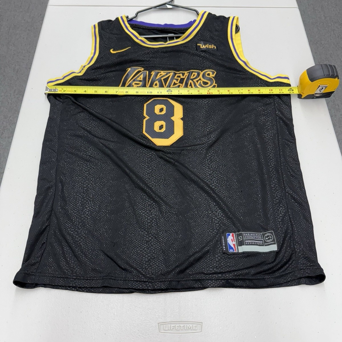 Nike Kobe Bryant #8 & #24 Black Mamba Los Angeles Lakers Wish
