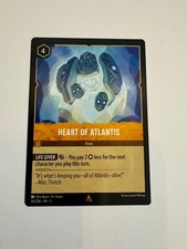 Disney Lorcana Into the Inklands - 30 Heart of Atlantis - Rare Non Foil