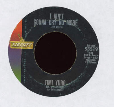 Timi Yuro The Love Of A Boy / I Aint Gonna Cry No More LIBERTY Northern Soul 45