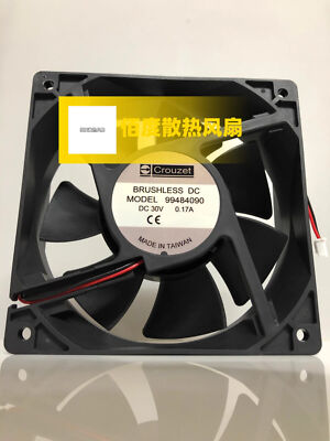 CROUZET 99484090 30V 0.17A 12cm 2-Wire Inverter Cooling Fan