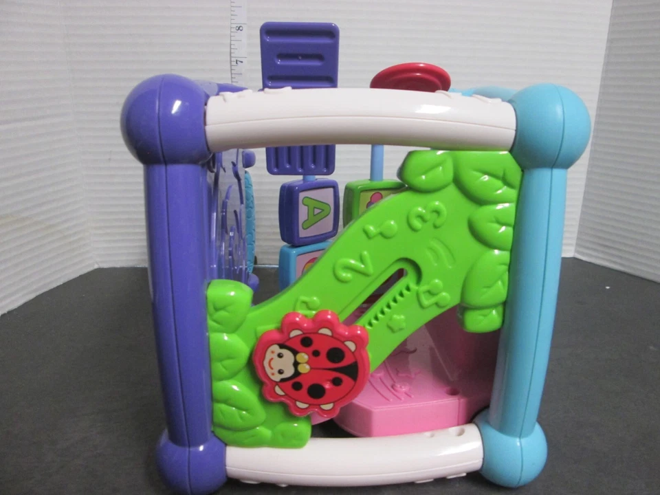 Vtech Busy Learning Activity Cube Purple, Sensory, Interactive, Educational Toy - Image 2 of 4