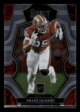 2022 Panini Select #188 Drake Jackson Rookie San Francisco 49ers