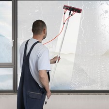 Teleskopstange Fensterreinigung 8 Meter Ausziehbar mit Bürste Wasserführende DE 