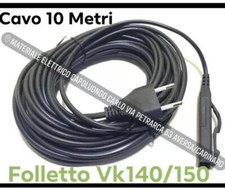 Cavo Folletto Filo da 10mt Folletto VK140 VK150 Vorwerk Compatibile