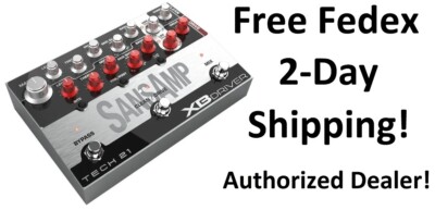 New Tech 21 SansAmp XB Driver Bass Preamp Guitar Effects Pedal