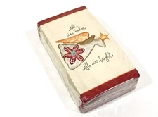 HOFFMASTER CRAFTMASTER RELIGIOUS 3-PLY GUEST TOWEL/BUFFET NAPKINS 36 COUNT