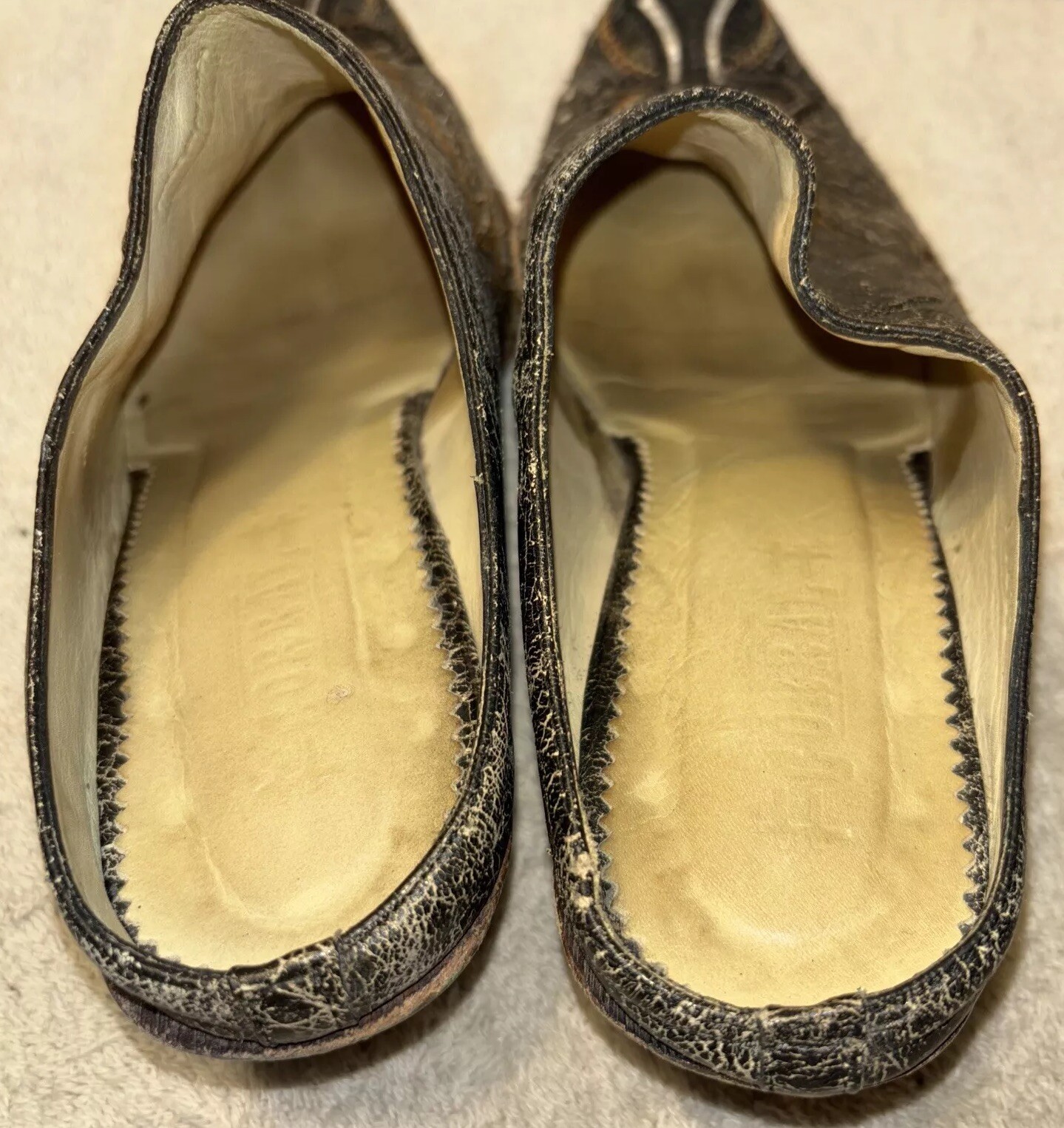 CORRAL WOMEN'S 9 BLACK SILVER INLAY AND EMBROIDER… - image 11