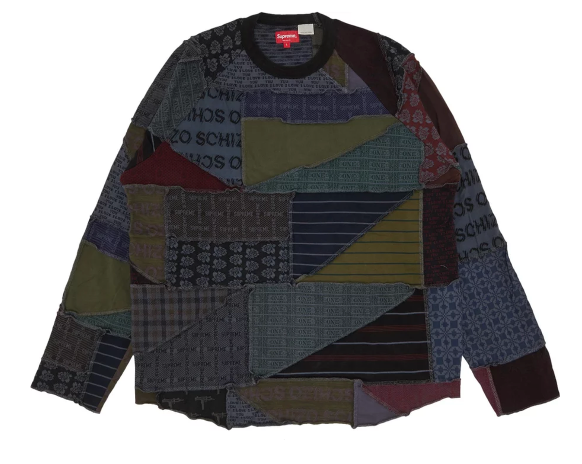 値下げ不可Supreme Patchwork Tee 希少S Supreme Patchwork Tee
