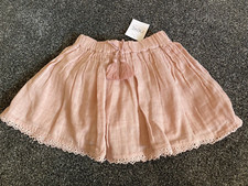 NEXT Pink Checked Layered Skirt 18-24 Months BNWT