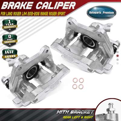 2x Rear Disc Brake Caliper for Land Rover LR4 2013-16 Range Rover Sport 2012-13