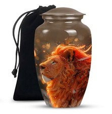 Lion Large Urns For Human Ashes Adult Women Adult Men Urn For Human Ashes
