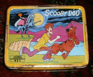 metal scooby doo lunch box with thermos