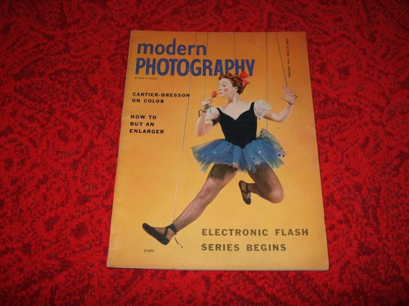 Modern Photography Magazine February 1954 Death of a Salesman Movie Rolleicord