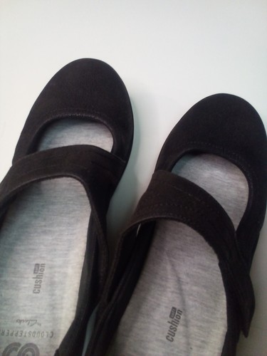 Cloudsteppers by Clarks Mary Jane Zapatos Mujer 9 Negro Suave Cojín Zapatos Cómodos - Imagen 10 de 15