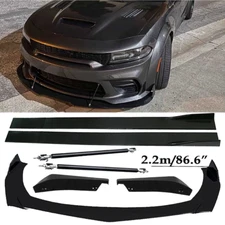 Front Bumper Lip Spoiler Splitter Car Body Rear For Dodge Charger SRT RT SXT