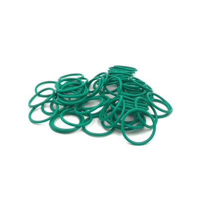 Wire Dia 1.8/2.65mm Fluorine Rubber O Rings Gaskets Oil Seals Washer Green/Brown