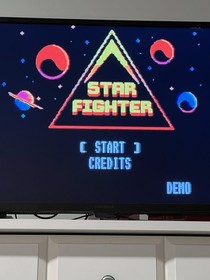 Atari Jaguar Star Fighter Cartridge Original Box, Protective Hard Case Rare