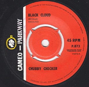 Chubby Checker - Black Cloud (7'', Single, Mono)
