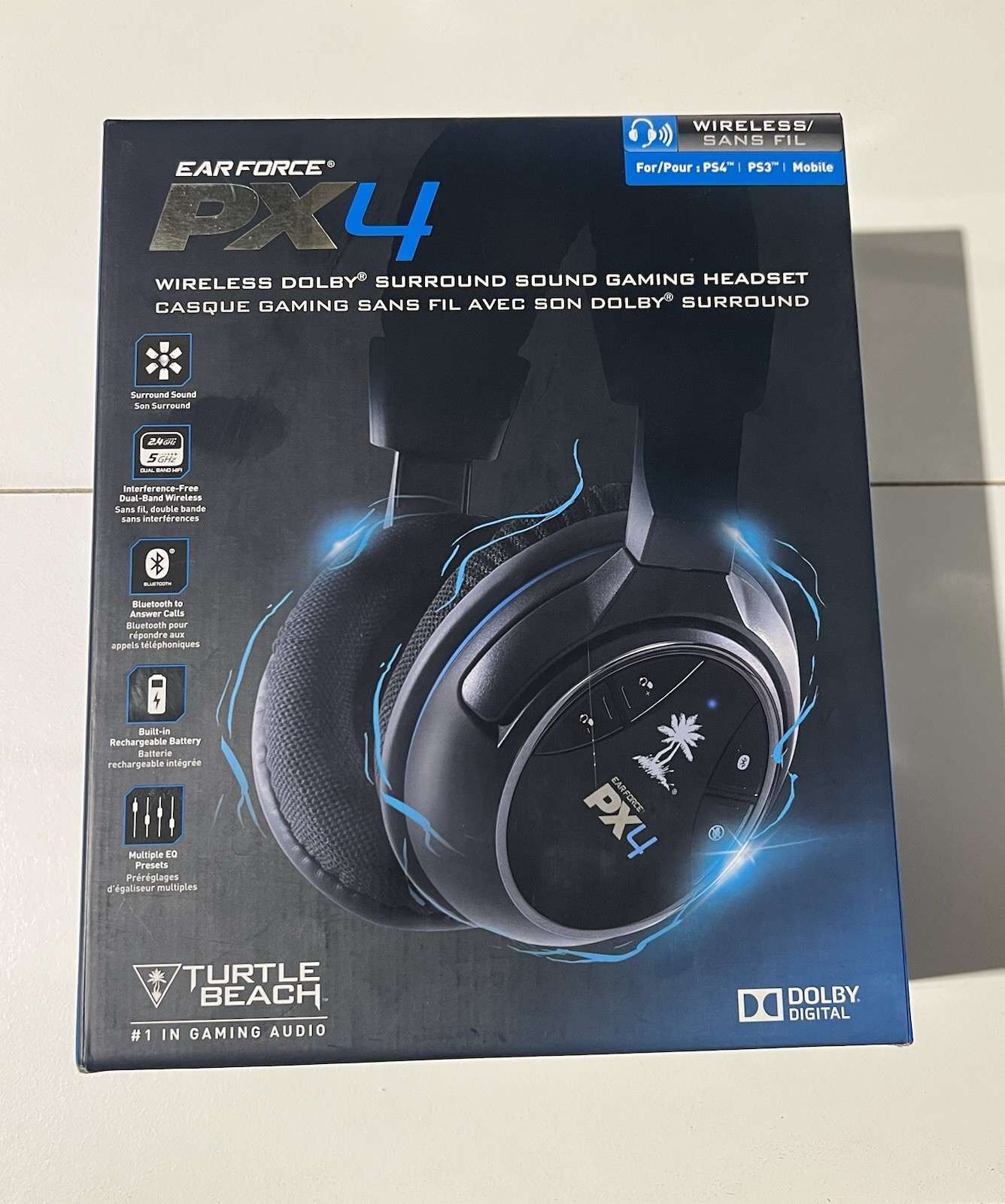 Casque gaming Turtle Beach PX4 Bluetooth pour jouer sur PS4 et smartphone