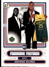 2025 Donruss #19 Dominique Malonga Franchise Features Press Proof Seattle Storm