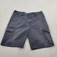 DC Apparel Division Shorts Mens 32 Black Performance/Cotton Cargo Pockets