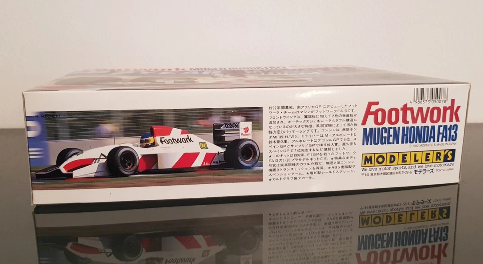 Rarität MODELER´S Footwork Mugen Honda FA 13 GP Suzuka " # 10 " 1:20 # 5007 NEU - Bild 4 von 4