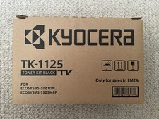 KYOCERA TK-1125 ORIGINAL TONER KIT INK CARTRIDGE BLACK *NEW* BRAND NEW IN BOX