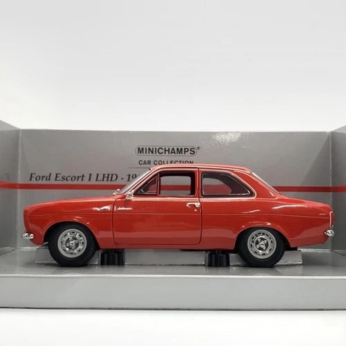 Minichamps 1/18 Ford Escort I 1968 Red LHD PMA