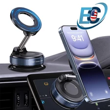 360° Adjuatable Magnetic Phone Holder Vacuum Suction Cup Phones Mount Foldable
