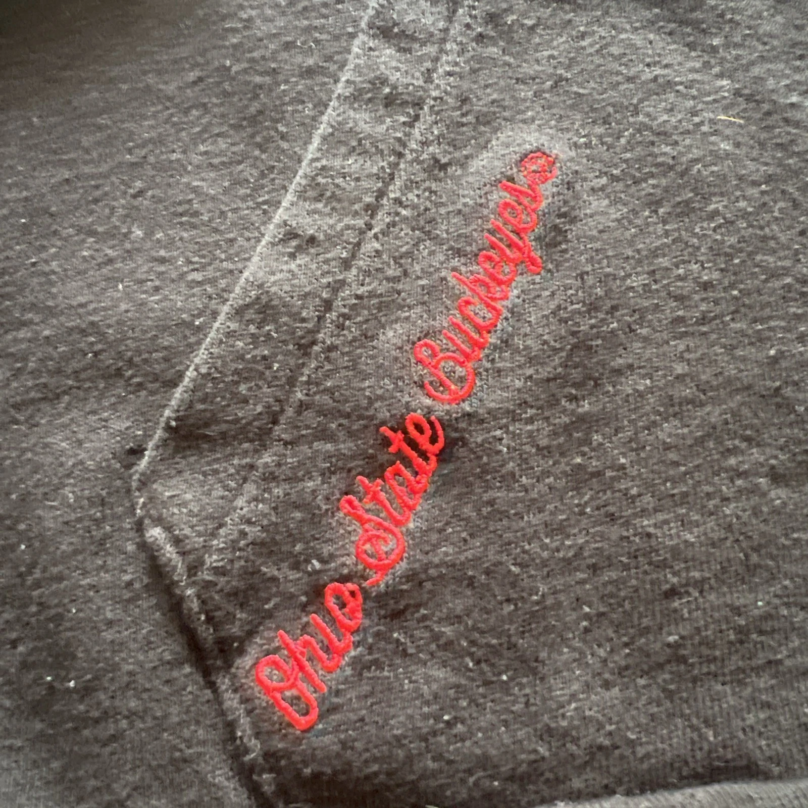 UNDERCOVER Felpa con cappuccio Victoria's Secret ROSA NCAA OSU Ohio State Buckeyes Campus Pullover XS