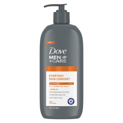Dove Men Care Hand and Body Lotion - 13.5 fl oz (400 ml) - Refreshing