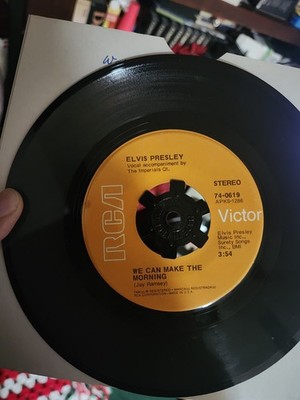 Elvis ''Until It's Time For You To Go / We Can Make The Morning'' Vinyl