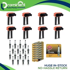 8 Energy Ignition Coil & 16 NGK Platinum Spark Plug fit Ram 1500 Dodge Charger