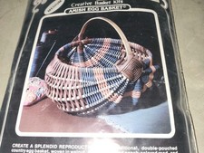 Crooked River Crafts Amish Egg Basket Kit Multi Colored Med 6" Diameter