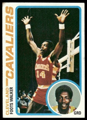 1978-79 Topps Foots Walker #127 Rookie Cleveland Cavaliers - Poor