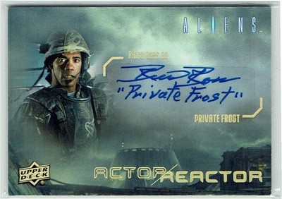 Aliens Film 2018 Auto Autogramm AR-PR Ricco Ross als Private Frost INSCRIPTION