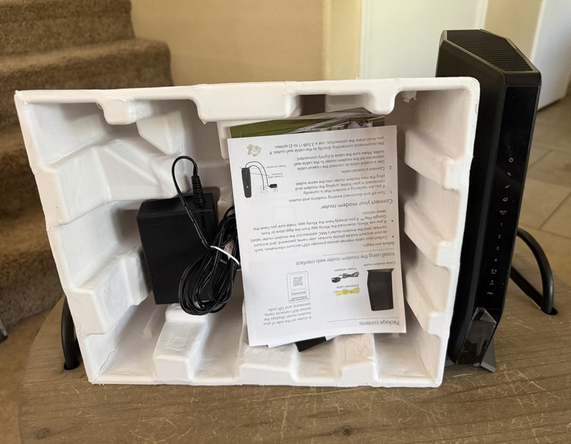 NETGEAR Nighthawk AX8 AX6000 WiFi 6 Cable Modem Router DOCSIS 3.1