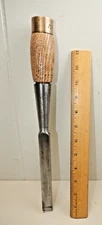 Old woodworking tools Vintage PS&W 3/4" timber framing chisel